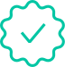 Green verfification badge