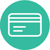 A green circle with a check in it - the SeamlessMerchant icon.